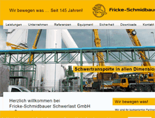 Tablet Screenshot of fricke-schmidbauer.com